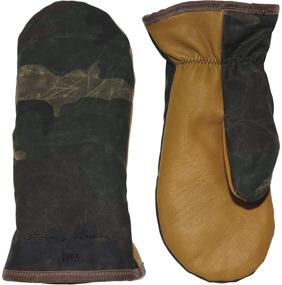 img 1 attached to Stormy Kromer Waxed Tough Mitts Men's Accessories for Gloves & Mittens