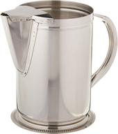 winco stainless steel pitcher 64 ounce logo