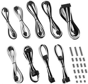 img 3 attached to CableMod E-Series Classic ModMesh Sleeved Cable Kit For EVGA G5 / G3 / G2 / P2 / T2 (Black + White)