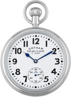 gotham silver tone mechanical railroad gwc14104s logo