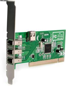 img 3 attached to 🔥 StarTech.com 4-Port PCI 1394a FireWire Adapter Card - 3 External + 1 Internal FireWire PCI Card for Laptops (PCI1394MP)