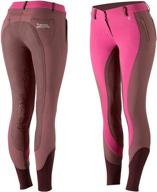 👖 comfortable and stylish horze womens kiana full seat breeches - the perfect equestrian pants for women logo