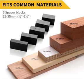 img 1 attached to UTOOL Pocket Hole Jig Kit with Face Clamp and Dust Collection - Woodworking Drill Guide for Precise Positioning, Includes 3/8’’ Step Drill, Stop Collar, Multi-size Screws, 25pc Hole Plugs