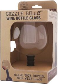 img 3 attached to Guzzle Buddy - The Perfect All-in-One Alcohol Glass for Wine Lovers: Decanter, Stopper, Cup & Bar Accessory - An Easy, Safe, & Enjoyable Way for Chugging Red or White Wine