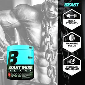 img 1 attached to 💪 Beast Sports Nutrition Beast Mode Black: The Ultimate Workout Supplement for High Energy Production, Strength & Muscle Gain, and Healthy Test Levels - Beast Punch 30 Servings