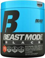 💪 beast sports nutrition beast mode black: the ultimate workout supplement for high energy production, strength & muscle gain, and healthy test levels - beast punch 30 servings logo