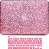 💻 b belk macbook pro 16 inch case 2021 2020 2019 release a2141 - sparkly smooth pu leather protective hard shell case + keyboard cover, macbook pro 16'' with touch bar & touch id logo