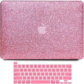 img 4 attached to 💻 B BELK MacBook Pro 16 Inch Case 2021 2020 2019 Release A2141 - Sparkly Smooth PU Leather Protective Hard Shell Case + Keyboard Cover, MacBook Pro 16'' with Touch Bar & Touch ID