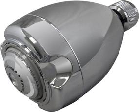 img 1 attached to Niagara Conservation N2917CH Earth 3-Spray 1.75 GPM Chrome Showerhead: High Efficiency Fixed Shower Head