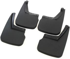 img 3 attached to 🚗 Chevrolet Tahoe 2015-2020 Heavy Duty Molded Mud Flaps - Set of 4 Mud Guards, Front & Rear - Red Hound Auto