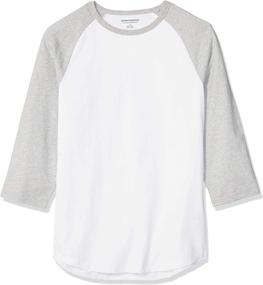 img 4 attached to Men's Clothing: Amazon Essentials Slim Fit Baseball T-Shirt for T-Shirts & Tanks