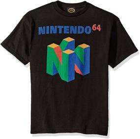 img 1 attached to Футболка с графическим принтом для мальчиков Nintendo черного цвета