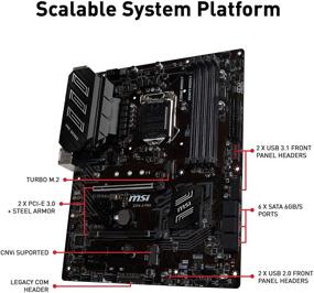img 3 attached to High Performance MSI Z390-A PRO Motherboard for Intel 8th and 9th Gen with M.2 USB 3.1 Gen 2 DDR4 HDMI DP CFX Dual Gigabit LAN ATX Z390 Gaming