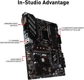 img 2 attached to High Performance MSI Z390-A PRO Motherboard for Intel 8th and 9th Gen with M.2 USB 3.1 Gen 2 DDR4 HDMI DP CFX Dual Gigabit LAN ATX Z390 Gaming