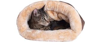 img 3 attached to Mocha Cat Bed by Armarkat, 22x14 inches