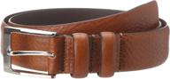 👔 premium florsheim italian leather feather cognac men's belts - stylish accessories for a classic look logo