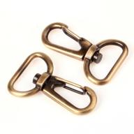 🔗 cotowin 3/4-inch antique brass curved lobster clasps: swivel trigger clips snap - pack of 20 for enhanced versatility and durability logo