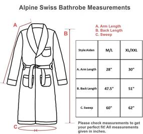 img 3 attached to 🛀 Alpine Swiss Bathrobe in X-Large/XX-Large Size