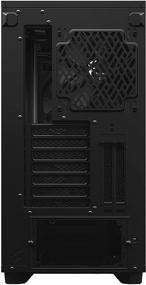 img 1 attached to Fractal Design Define 7 Black and White E-ATX Silent Modular Tempered Glass Window Mid Tower Computer Case, Made of Brushed Aluminum and Steel