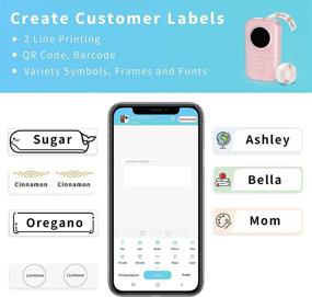 img 1 attached to 🔖 Efficient Organizing Made Easy: D30 Portable Bluetooth Label Maker with Multiple Templates, USB Rechargeable & Smartphone Compatibility