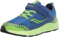 saucony girls astrofoam sneaker turquoise: athletic girls' shoes for superior performance logo