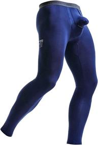 img 4 attached to Ouruikia Thermal Underwear Lightweight Separate Sports & Fitness in Cycling