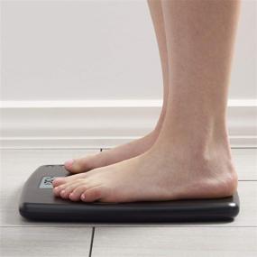 img 2 attached to InstaTrack TS-502: Advanced Digital Body Fat/BMI Bathroom Scale with User Recognition Technology - Highly Accurate Measurements up to 400 Pound, Black