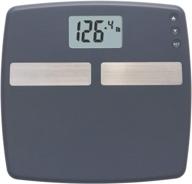 instatrack ts-502: advanced digital body fat/bmi bathroom scale with user recognition technology - highly accurate measurements up to 400 pound, black logo