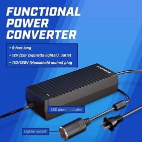 img 3 attached to 🔌 P.I. AUTO STORE Premium 110V / 120V AC to 12V DC Power Converter/Adapter/Transformer 10 Amp - FCC & CE Approved for Use with 12V Max 10 Amp Cigarette Lighter Accessories