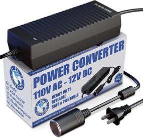 img 4 attached to 🔌 P.I. AUTO STORE Premium 110V / 120V AC to 12V DC Power Converter/Adapter/Transformer 10 Amp - FCC & CE Approved for Use with 12V Max 10 Amp Cigarette Lighter Accessories