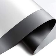 📽️ экран для проектора yandood diy материал - 14x24 дюйма, 4k ultra hd, материал eppe - белый/серый, черная подложка - 2 шт. - образец цветовой палитры логотип