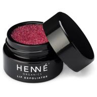 🍓 henné organics nordic berries lip exfoliator: natural and organic sugar scrub logo