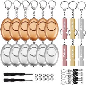 img 4 attached to Safesound Personal Alarms: Zabree 130DB Keychain Alarm – Safety Device for Women, Children, and Elders