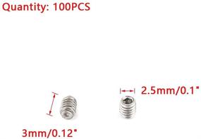 img 1 attached to Sscon 100Pcs M2 5X3Mm Stainless Socket