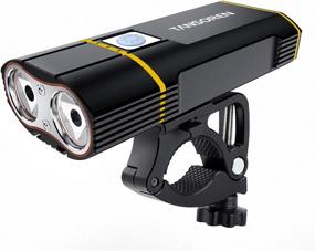 img 4 attached to 🚲 Enhanced TANSOREN USB Rechargeable Bike Headlight: 2000 Lumens LED Lamp, Waterproof, 5 Light Modes, Road Cycling Safety Flashlight+