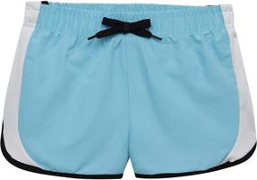 img 3 attached to BTween Girls 4-Piece Summer Shorts: 🩳 Performance Dolphin Shorts with Drawstring for Active Kids