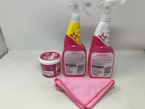 img 2 attached to Stardrops Bundle: The Pink Stuff Miracle Cleaning Paste, Multi-Purpose Spray, Bathroom Foam & Microfiber Cloth - 4-Pack