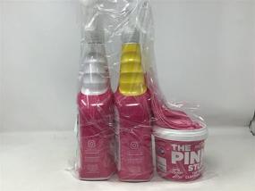 img 1 attached to Stardrops Bundle: The Pink Stuff Miracle Cleaning Paste, Multi-Purpose Spray, Bathroom Foam & Microfiber Cloth - 4-Pack