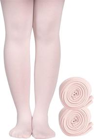 img 3 attached to 🩰 Dancina Girls' Footed Ballet Dance School Tights: Perfect for Toddler, Little Girls, and Big Girls