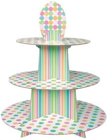 img 2 attached to Cardboard Pastel Shower Cupcake Stand