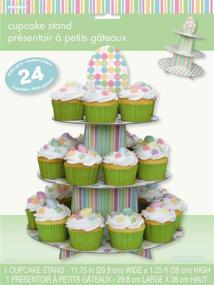 img 1 attached to Cardboard Pastel Shower Cupcake Stand