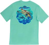 👕 большая девочка футболка с коротким рукавом от guy harvey: верхняя одежда, футболки и блузки для улучшения seo логотип