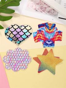img 1 attached to 🍒 Disposable Adhesive Nipple Covers – 20 Pairs of Nippleless Breast Stickers for Women and Girls