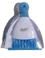 versatile mini dustpan: effortlessly tidy homes, shops, rvs & boats (blue) logo