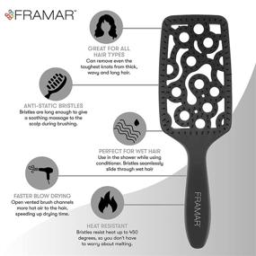 img 3 attached to Framar Professional Vented Hair Brush