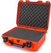 nanuk 930 waterproof hard case with foam insert - orange logo