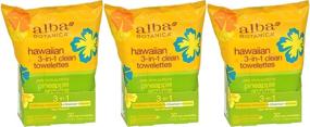 img 1 attached to Alba Botanica Hawaiian 3-in-1 Clean Towelettes 30 Count (3 Pack)