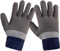 warm and stylish lethmik winter gloves for women: knitted men's accessories for gloves & mittens logo
