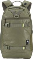 nixon ransack backpack recycled plastics outdoor recreation logo