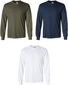 img 2 attached to Gildan Cotton Sleeve T Shirt 3 Pack: Premium Quality and Exceptional Value for Your Wardrobe Essentials